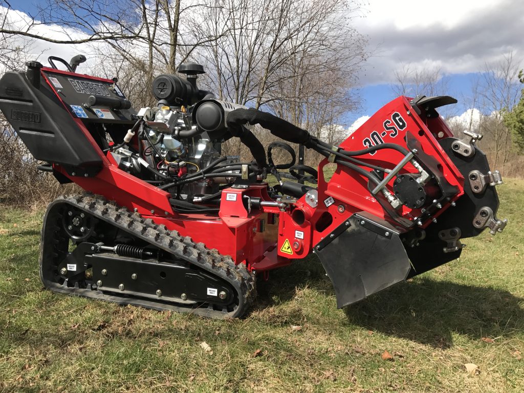 BARRETO STUMP GRINDER 12" CUTTING DEPTH 32" CUTTING HEIGHT HYDRAULIC TRACK DRIVE