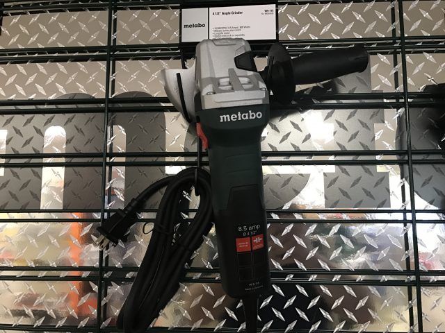 4-1/2″ Metabo Grinder 8.5 AMP