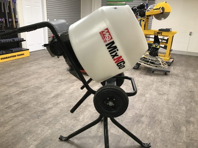 3 Cubic Ft. Electric Poly Drum Mixer